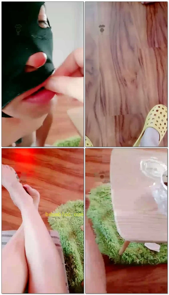 【灵犀女ss】踢裆鞭打乳房，漱口水圣水