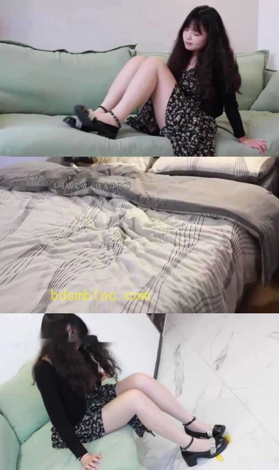 【黑丝诱惑】【婉茹】素人篇：某平台带货主播婉茹脏鞋踩床