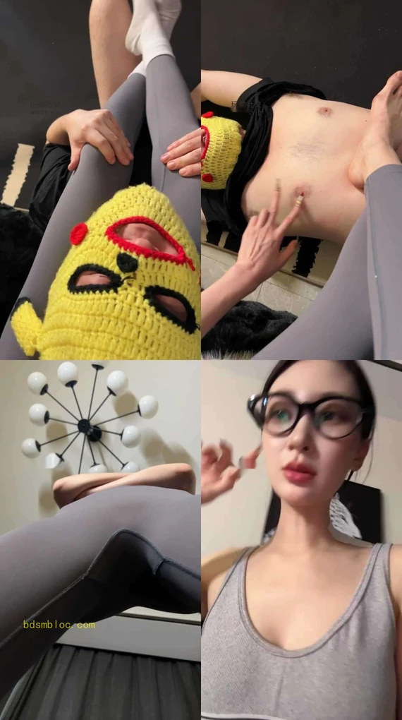 【艾琳175】腿夹窒息/健身后原味白袜辱/中指鄙视【双视角版】