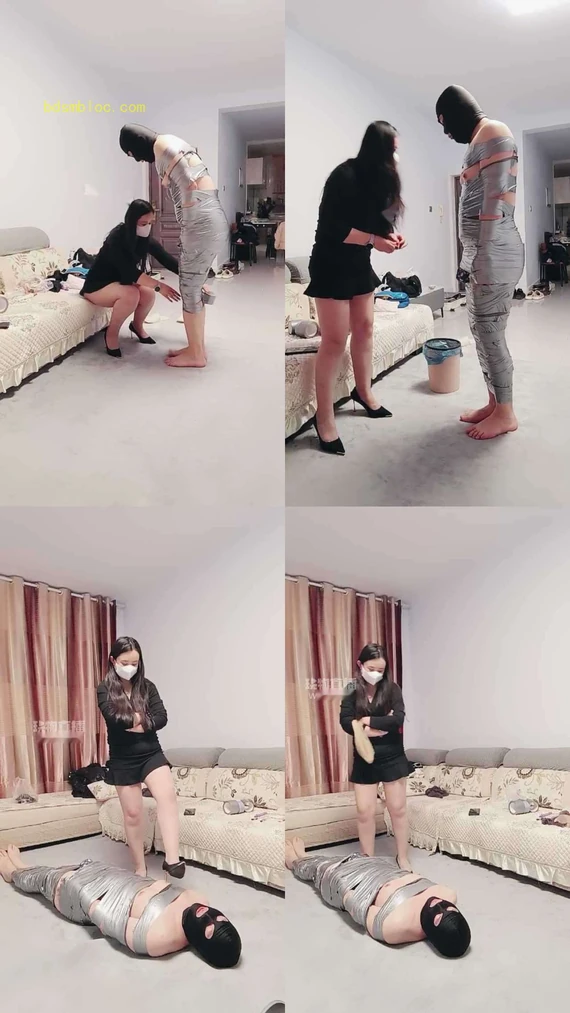 【贝拉S】木乃伊强制闻臭袜子虐乳