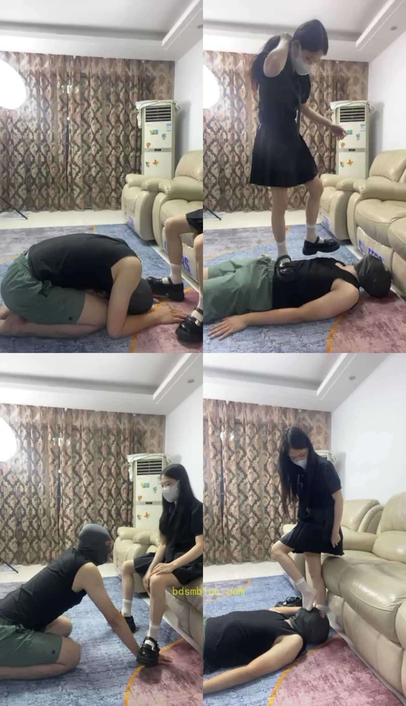 【安七】皮鞋白袜踩狗爪/磕头/舔脏鞋/抽耳光/骑马/坐脸窒息