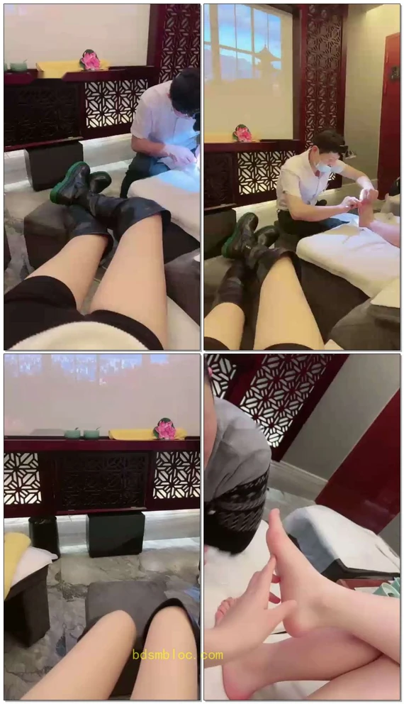【艾诺baby】给技师小姐姐口一下鞋底脚耳光