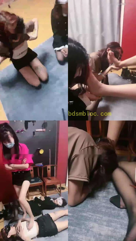 【天津女仆】和176高的闺蜜狠狠玩双女奴