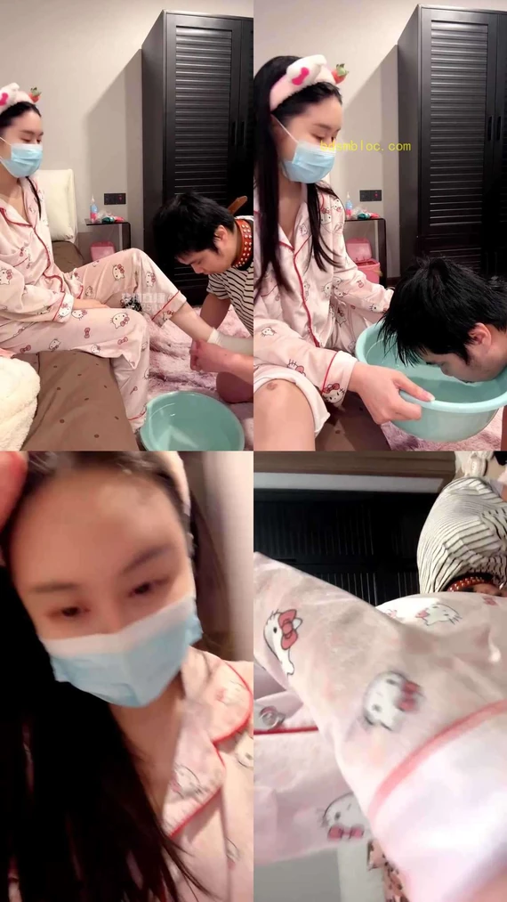 【崽妈妈】家奴伺候洗脸咯