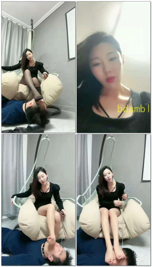 【S乔妹儿】调贱狗皮靴除臭奴