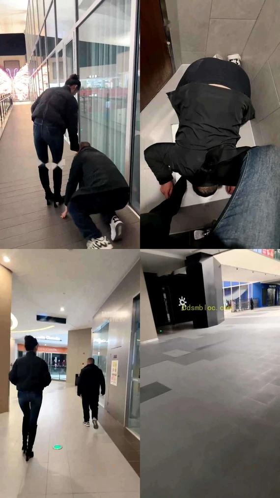 【可可夫妻s】商场调教贱狗