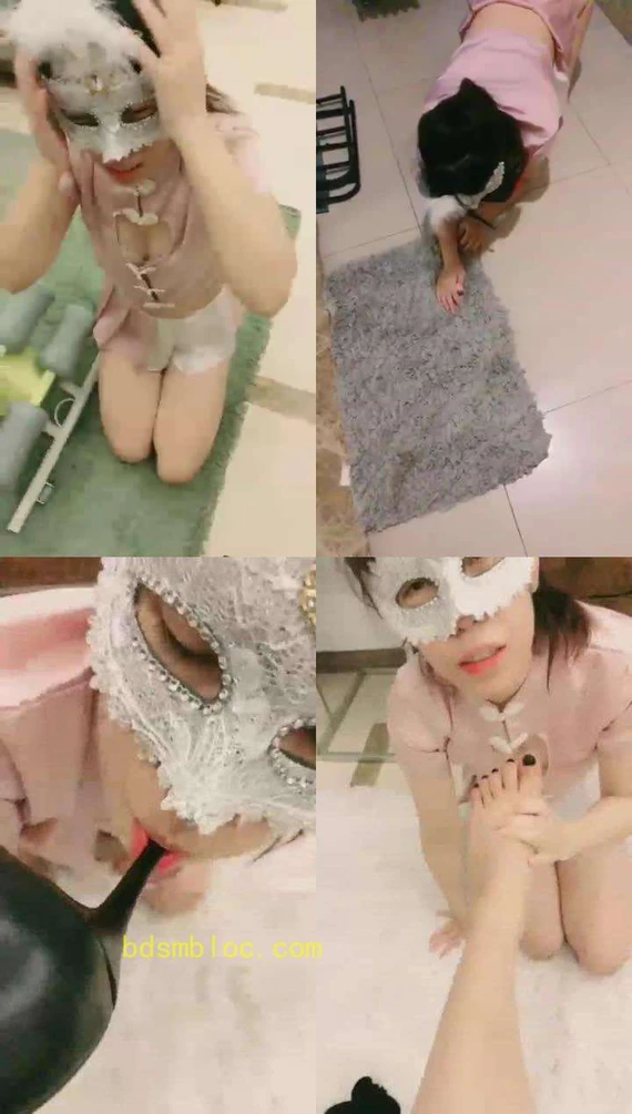 【婳儿M】户外  多种爬行  强制舔脚