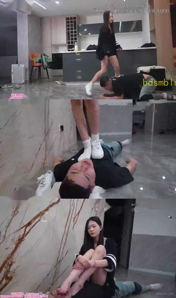 【麋鹿银儿】画画S 暴力场 臭到无法呼吸的原味袜子与裸足