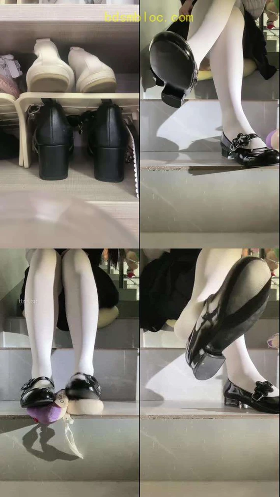【柠萌小主】剧情：白丝小皮鞋妹妹调教邻居哥哥红绿灯
