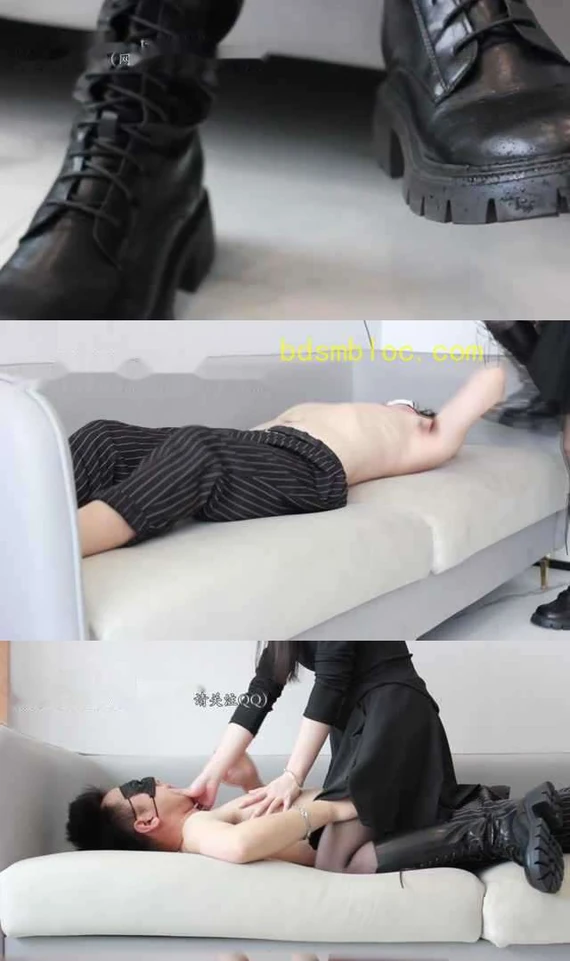 【黑丝诱惑】【乔伊】素人篇：某医美前台接待员乔伊长靴全体重踩奴坐奴窒息口水羞辱