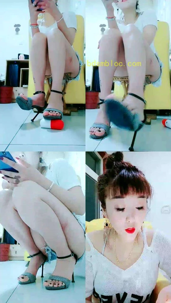 【艾丽莎女神】第一视角。口水踩踏。蛇精