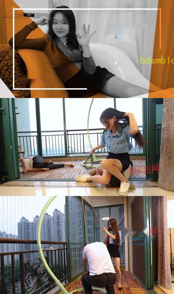 【HPL栖心之栈】【芷晴】芷晴女警吊打俩犯人