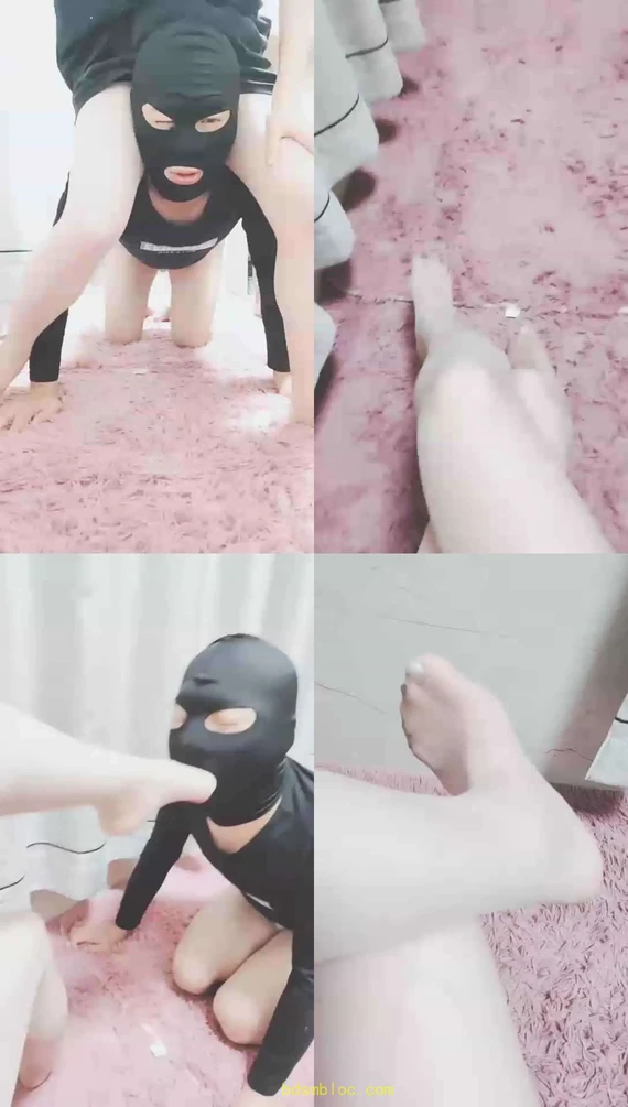 【灵竹】肉色丝袜给老同学上课，骑马踩踏深喉