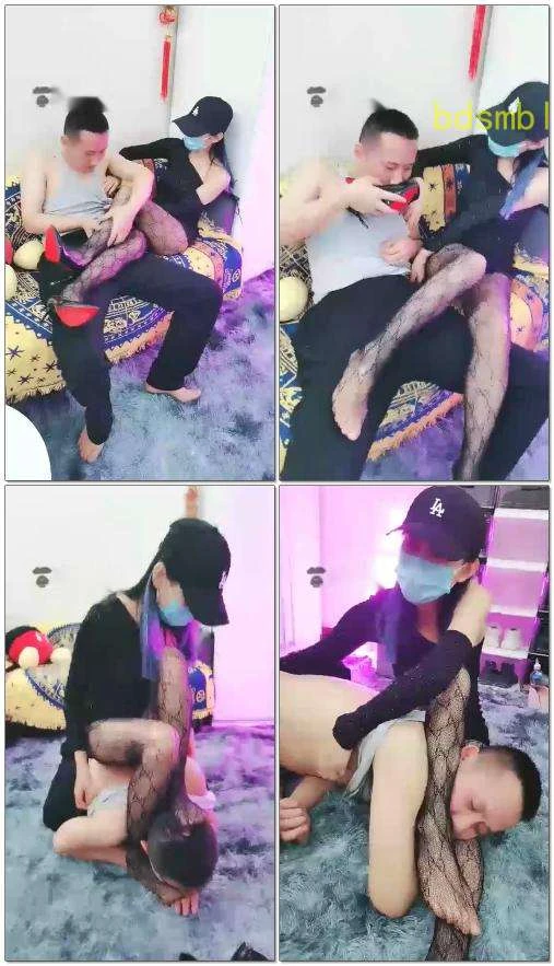 【V婷】网袜妹妹玩哥哥（现实哥哥）