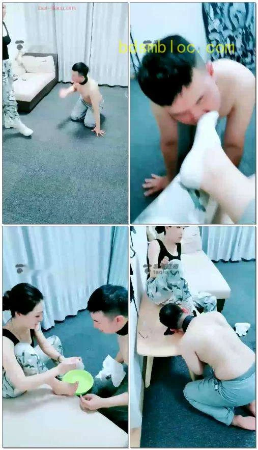 【墨云S】日常玩狗吃烟灰，骑马，强迫舔脏靴底（下）