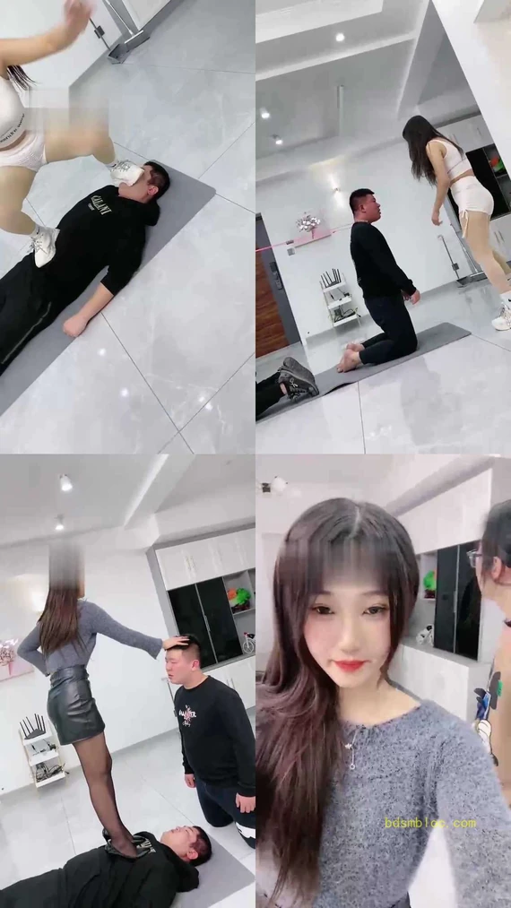 【麋鹿银儿】瑜伽教练双S重刑群调