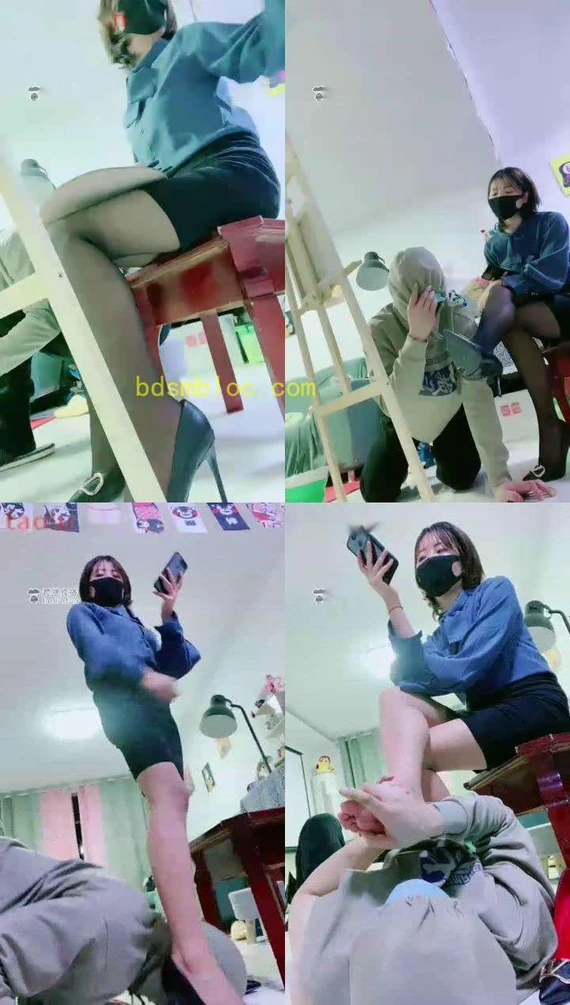 【美离子】（剧情）画室老师诱骗啥学生成狗
