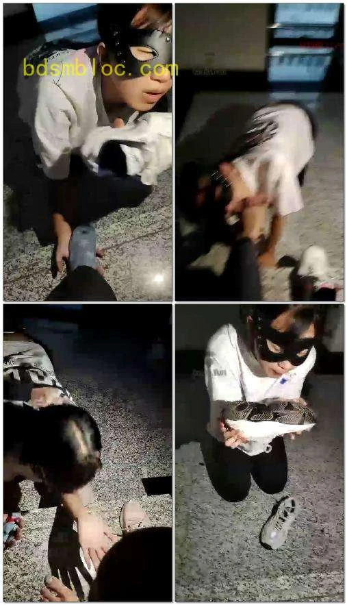 【女M安小可】主人们送我回学校，教学楼楼道调教我