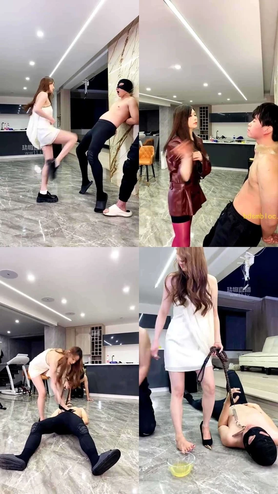 【银儿】双顶级女神踢裆专场 暴狠踢裆虐裆强迫裸足深喉插吐灌喂圣水