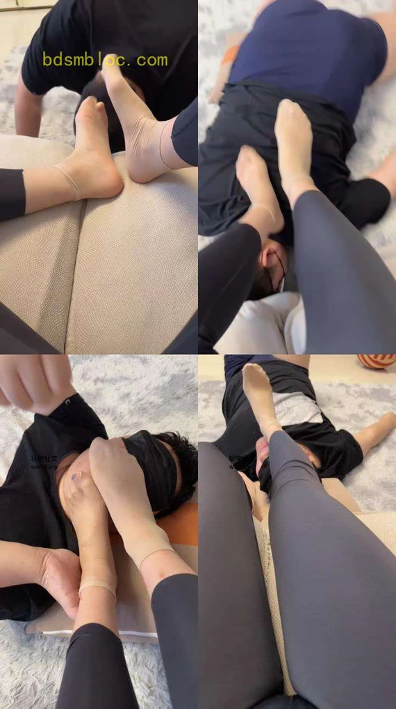【埋埋汰汰】肉丝美腿蹂躏脚垫奴