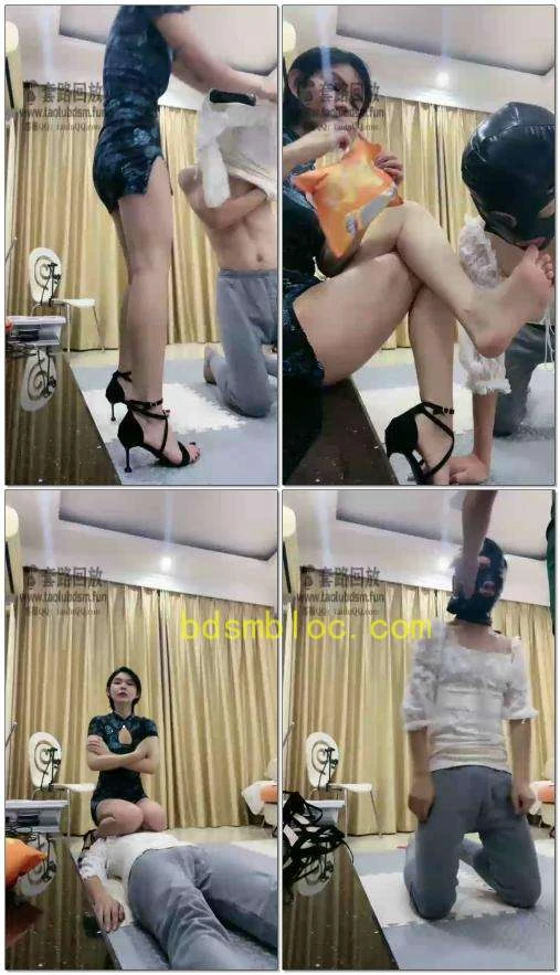 【大连欣妍S】大连长腿双主玩狗暴力玩狗