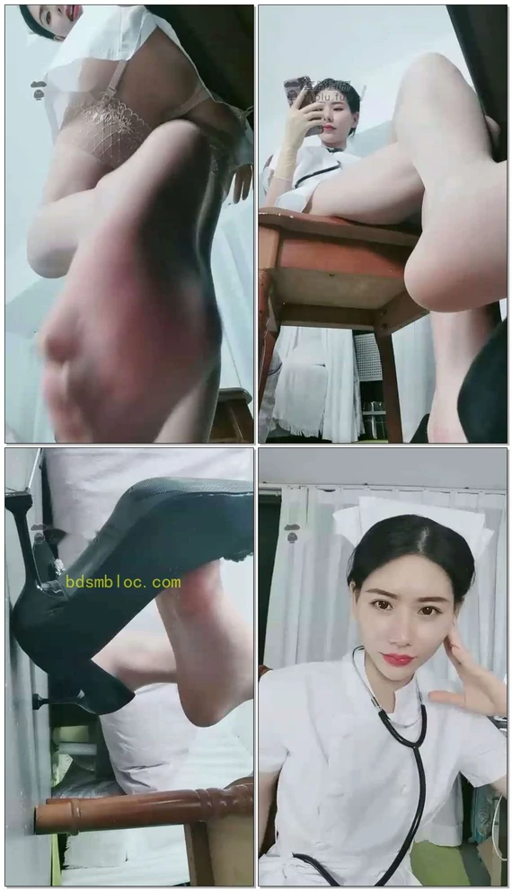 【芷晴】第一视角护士理疗YW病人（4次炸）