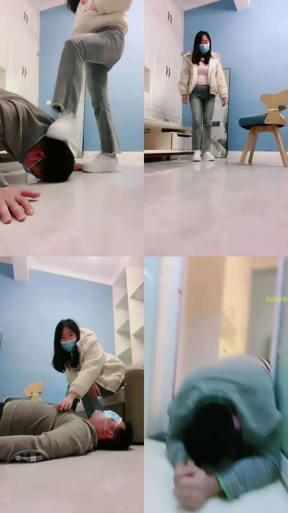 【桃子老师】揪耳朵/骑马爬行/喂圣水/虐乳