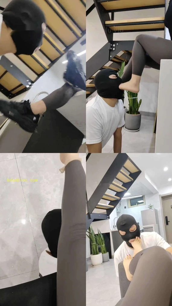 【辣姐】丝袜泡圣水/运动鞋裸足脚下奴