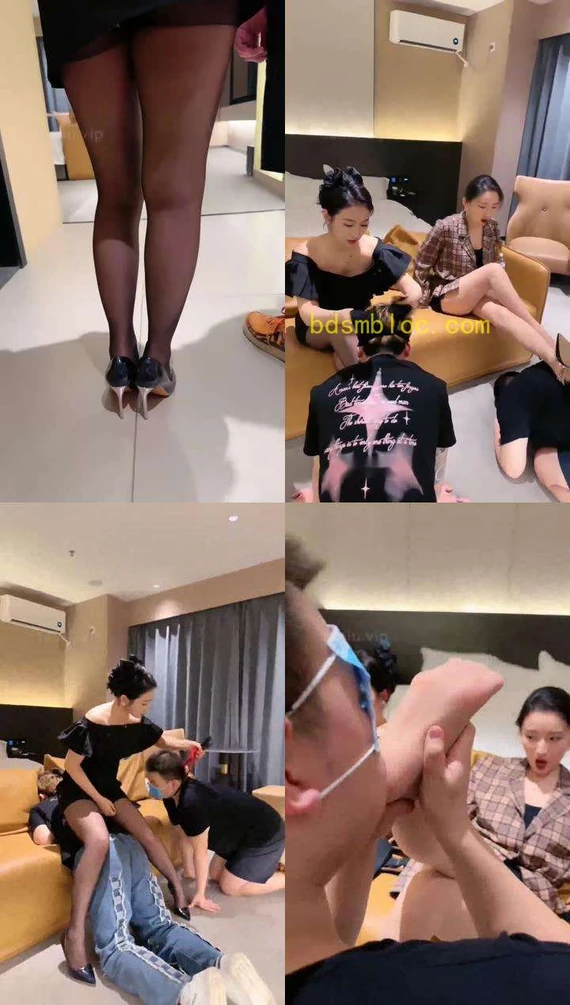【潘妮】剧情男友和姐夫一起来犯贱