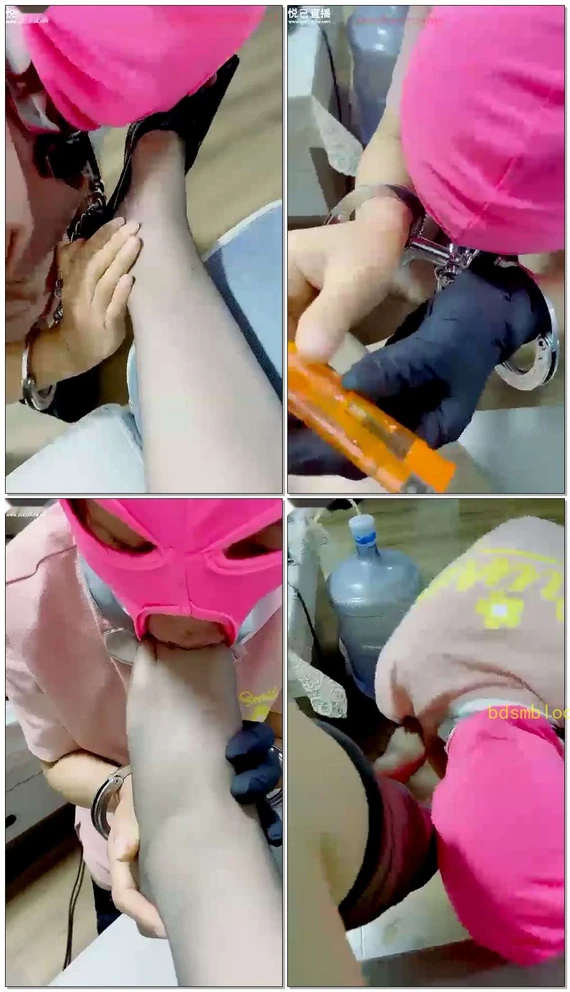 【高傲S】调教女奴舔鞋舔脚