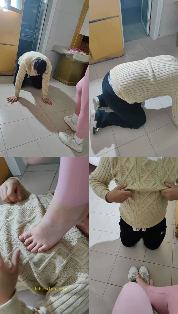 【亿姐】耳光鞭打/跪舔超脏鞋白袜/闻鞋脚插嘴/跳踩【双视角版】