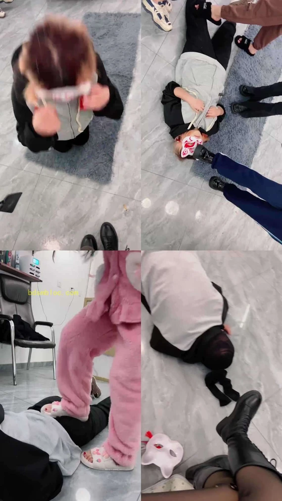 【天津女仆店】母畜VS女仆小姐姐-舔脏鞋/喝圣水/全体重踩踏