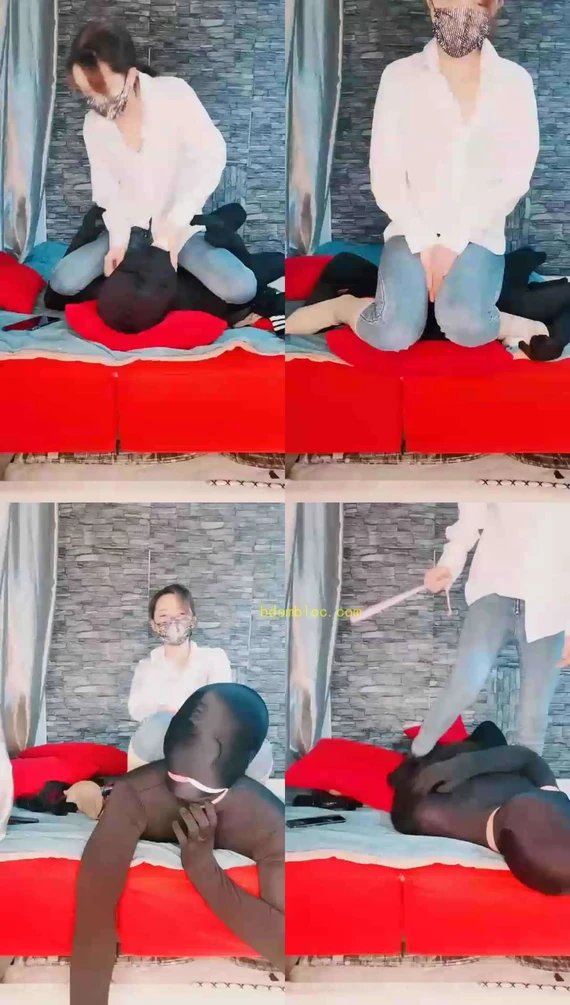 【上海格格】强制坐脸窒息，原味高跟让贱狗生不如死（上）