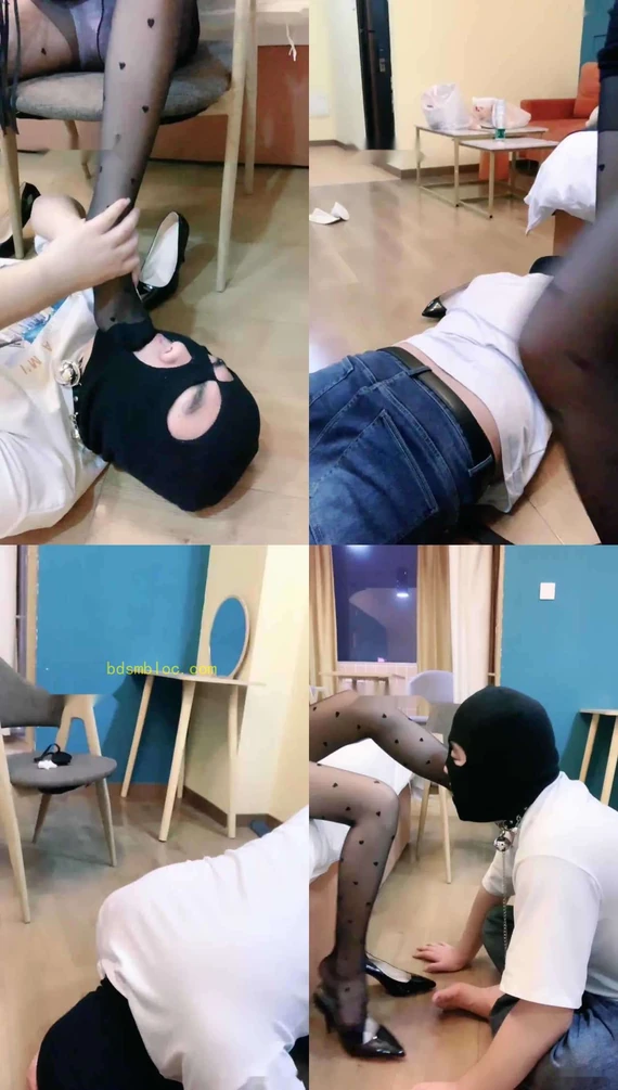 【丝雯大小姐】高跟黑丝踩踏玩虐