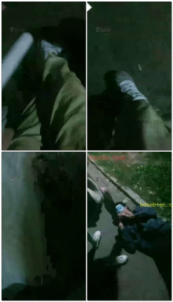 【安蔓(夫妻可m)】在公园抓个路人跟糖糖一起暴打
