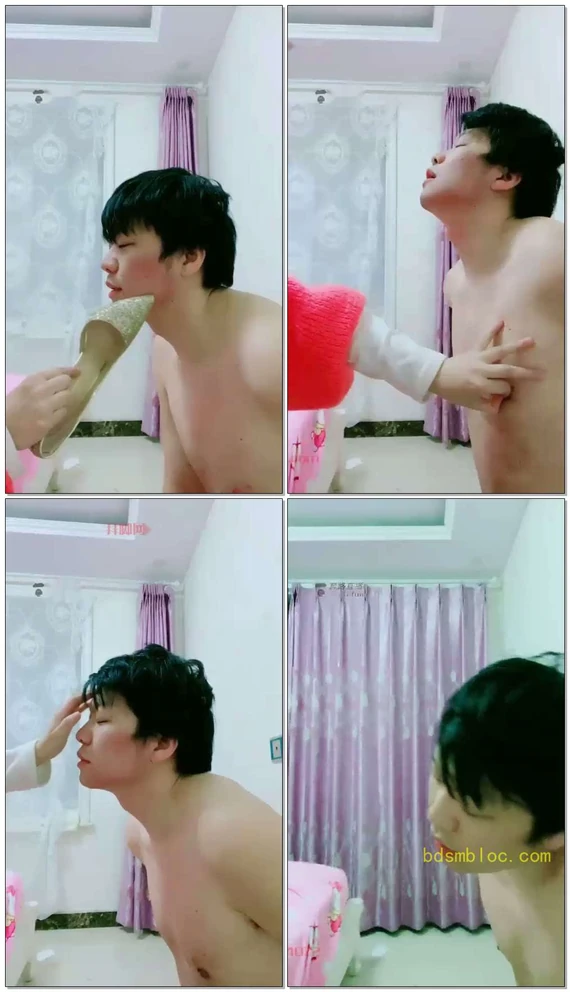 【兔粉粉女皇】手耳光，鞋底耳光