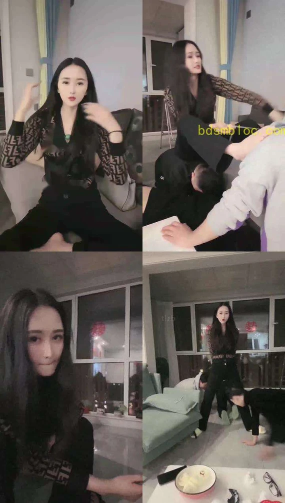 【尤金女皇】钻胯暴力耳光羞辱鞭打