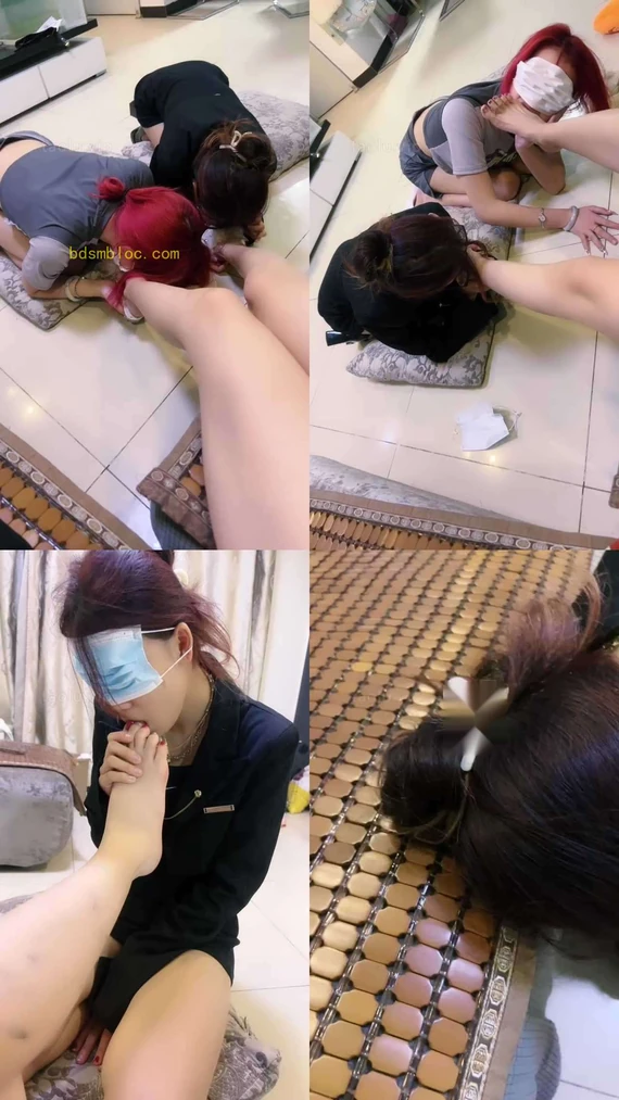 【天津女仆店】母畜奴下奴-互相舔jio喂食/转胯