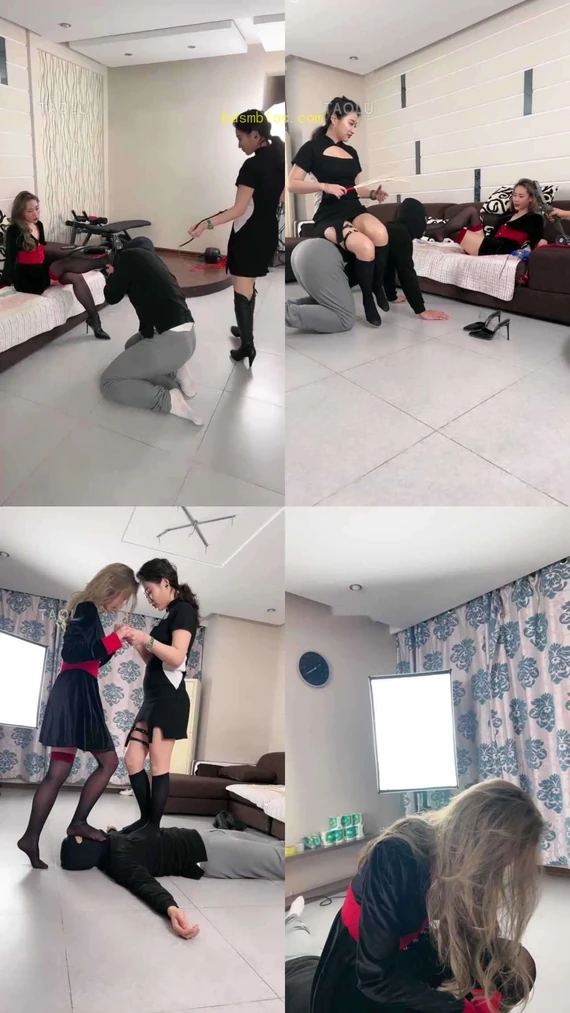 【鑫儿教头】绝美双S极致禁欲诱惑鞭打羞辱