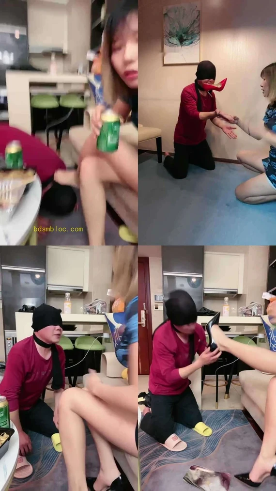 【莫妮卡】老家奴伺候主人喝酒