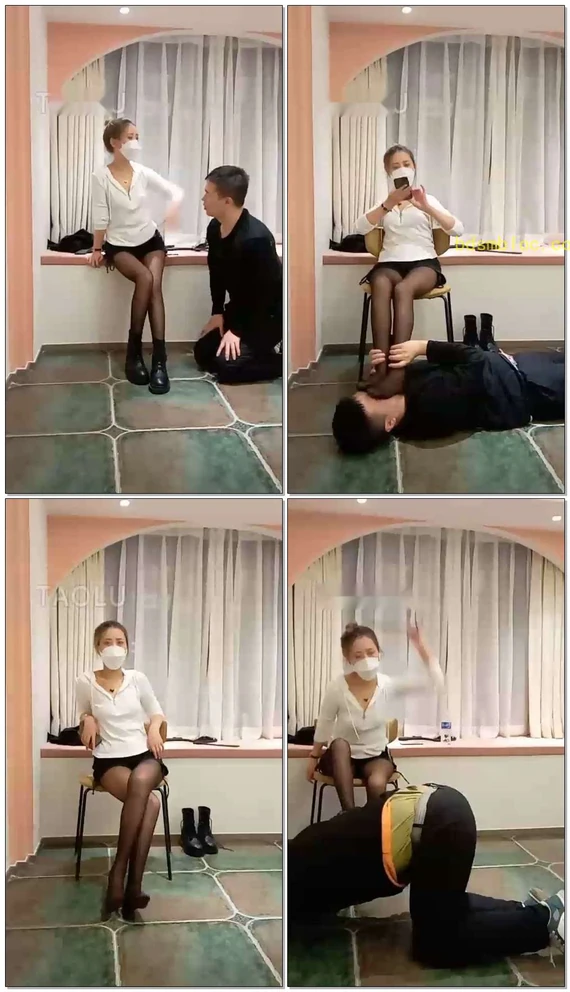 【重庆柠檬s】口水舔脚耳光专场