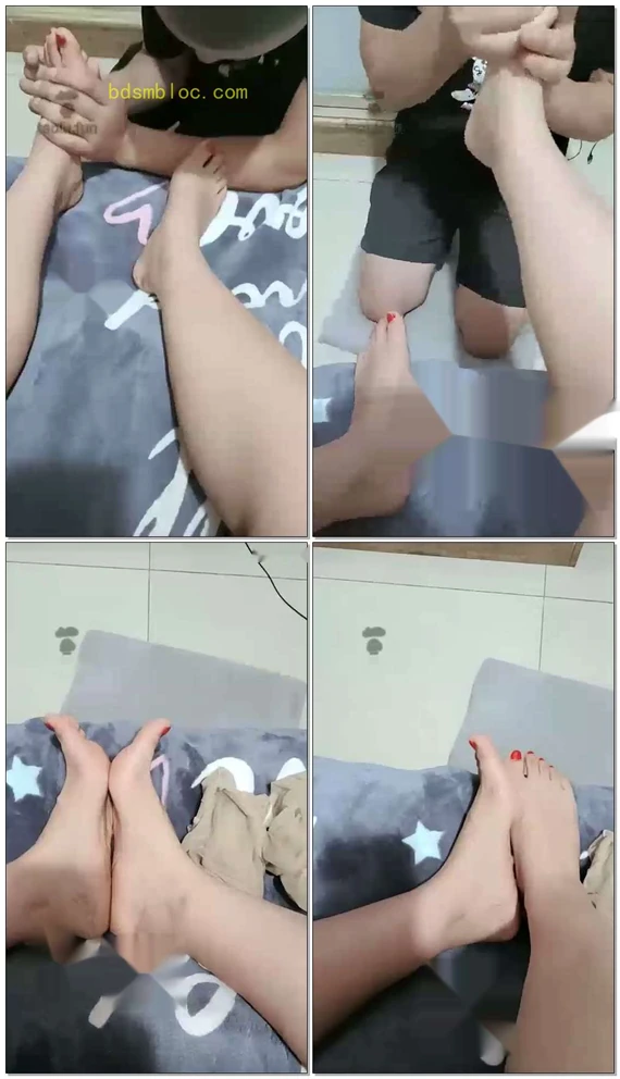 【林夕女王】刚忙完家奴给我按摩脚