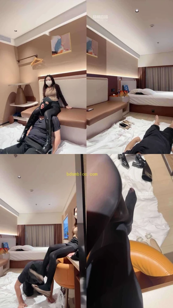 【御妍S在深圳】TJ厚黑丝腿绞踩踏深喉玩狗
