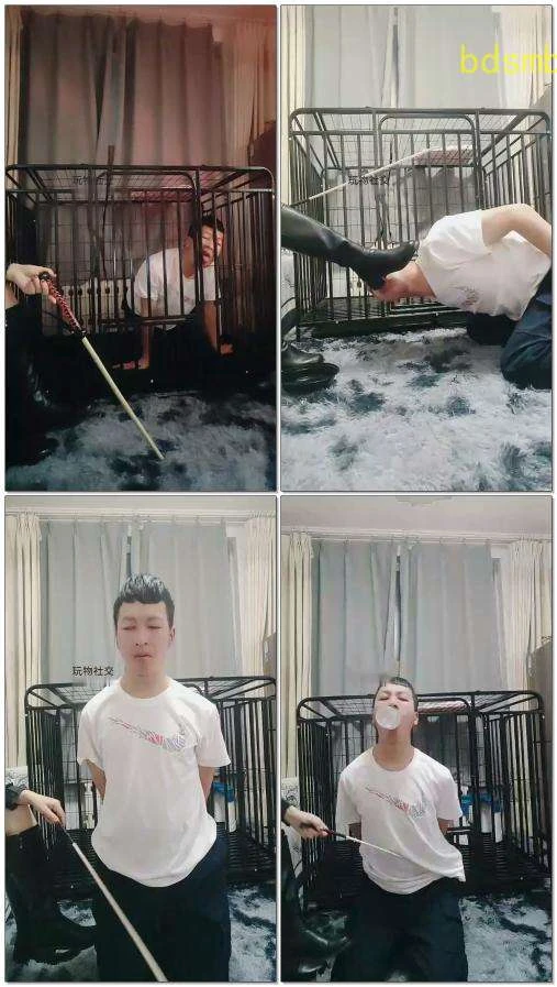 【百变小妈】狗笼调教狗又小又丑SP鞭打
