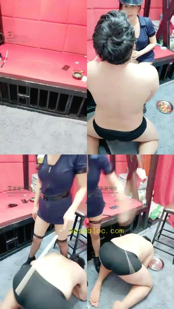 【颜竹】剧情制服调教外国狗
