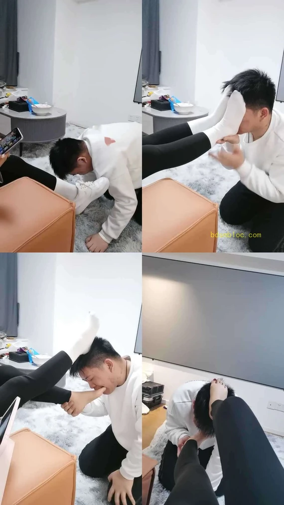 【海绵大大】小白鞋白袜辱贱狗