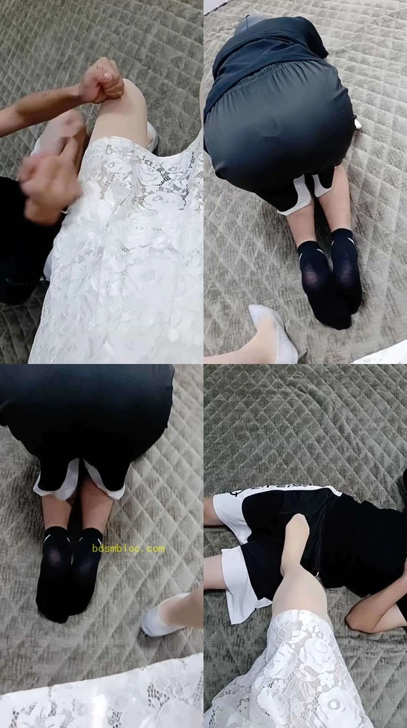 【姗姗】高跟肉丝踩踏/戒尺虐打