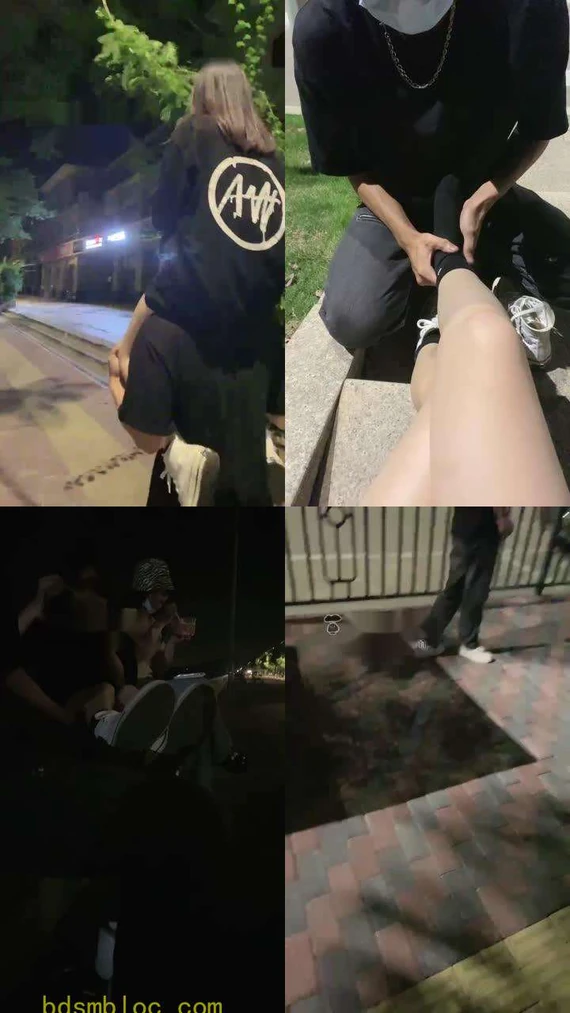 【奶味茶茶】户外玩抖M男友