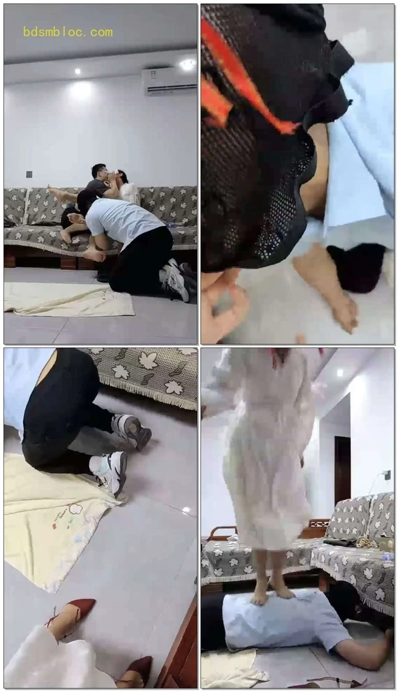 【情侣羽落S】圣水泡面包，舔鞋底，口水