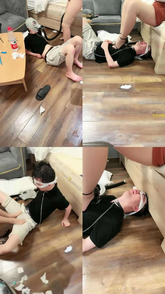 【桃桃樱】高跟碾压踩虐乳